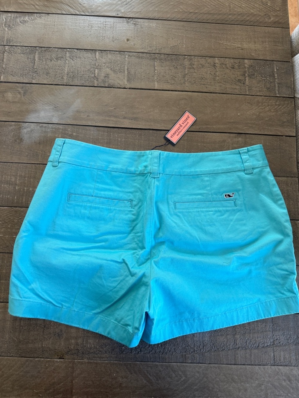 Vineyard Vine’s Women’s Dayboat Shorts Sid Cerulean Blue Size 8 - Picture 2 of 6
